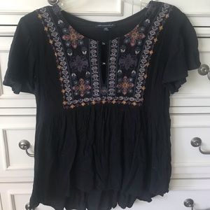 boho american eagle top!